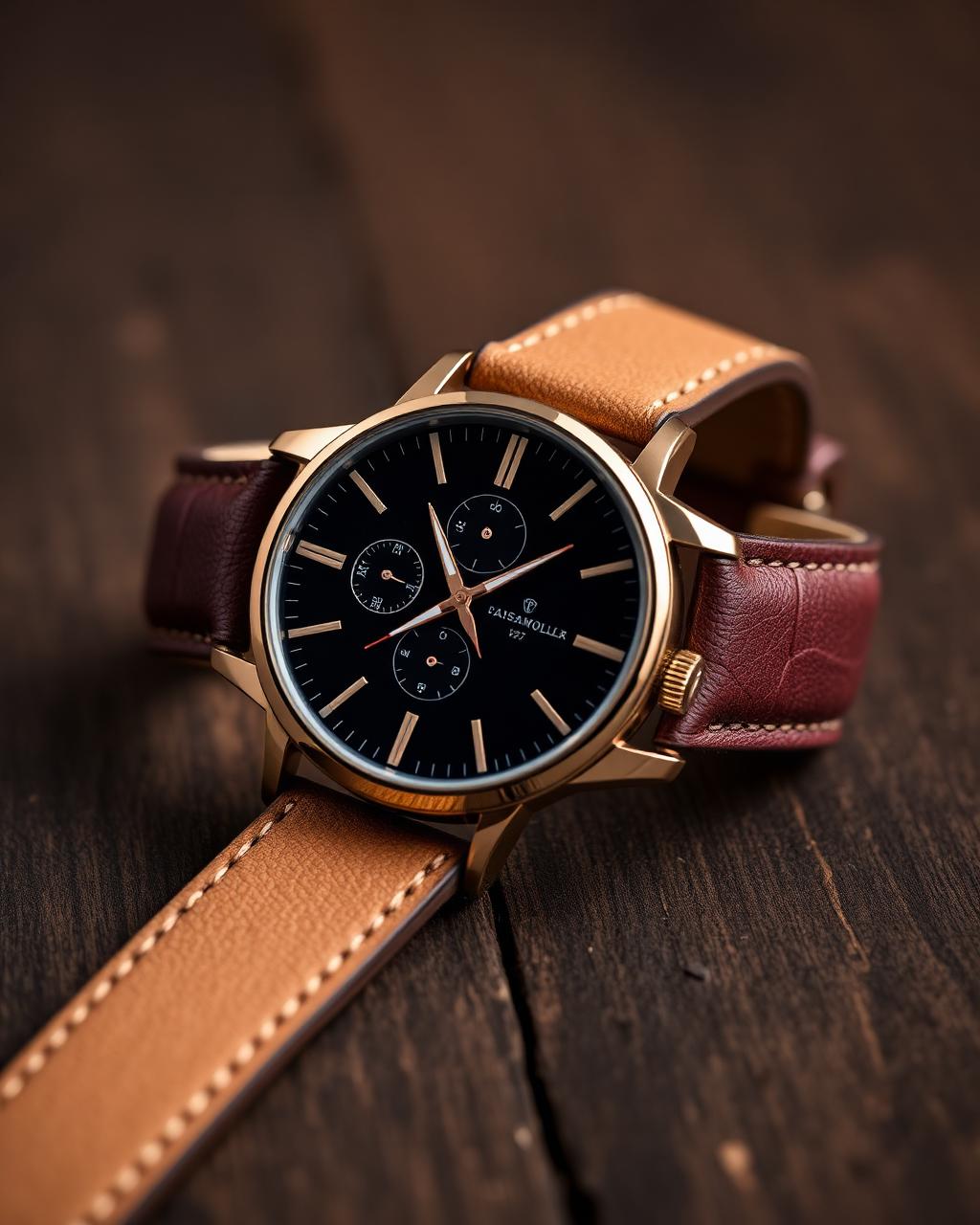 Montre cuir Chronograph